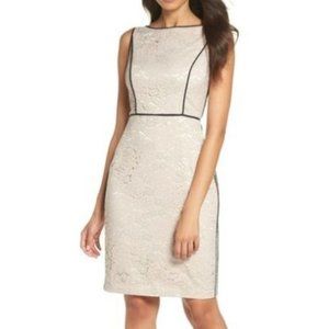 Vince Camuto - Piped Lace Sheath Dress